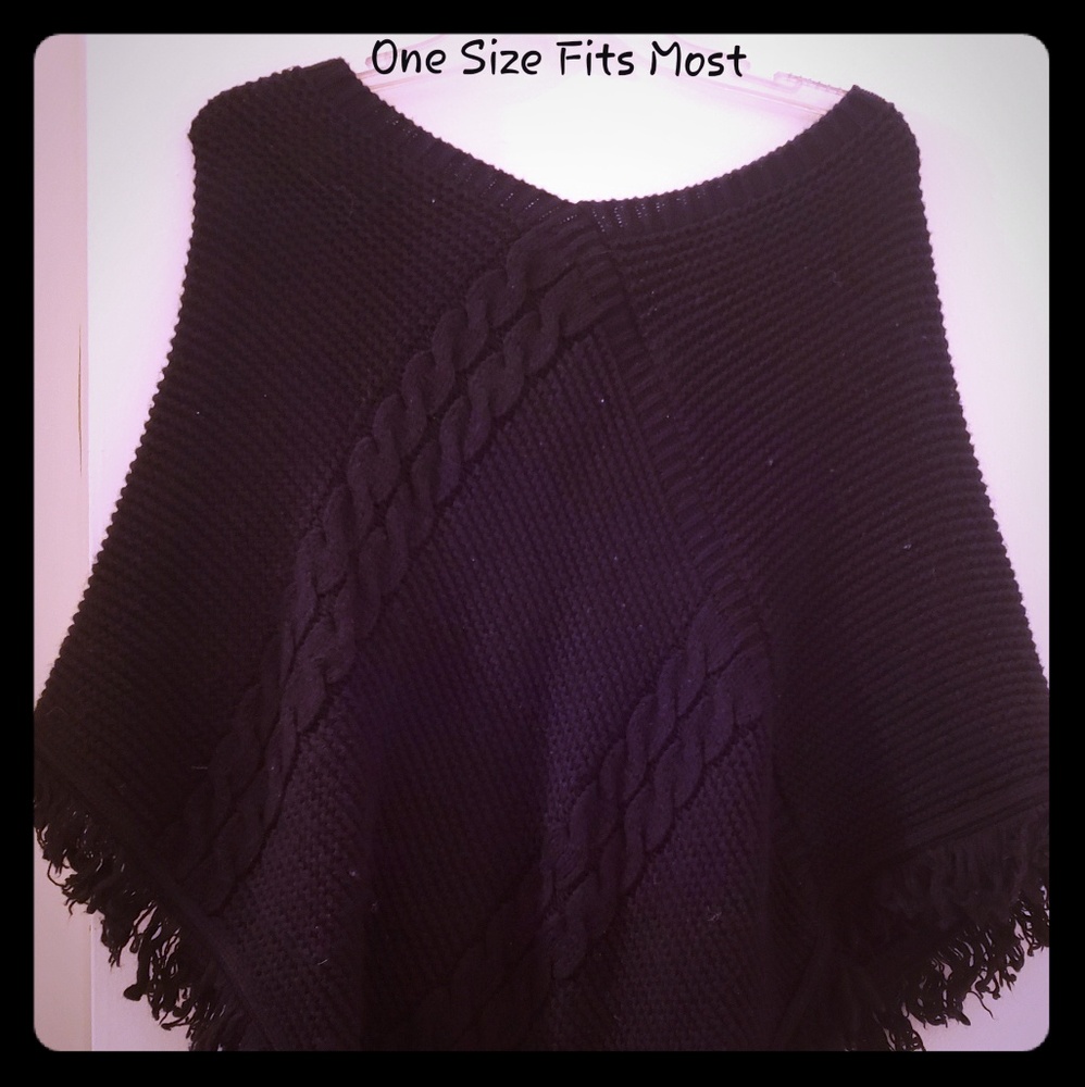 Black poncho